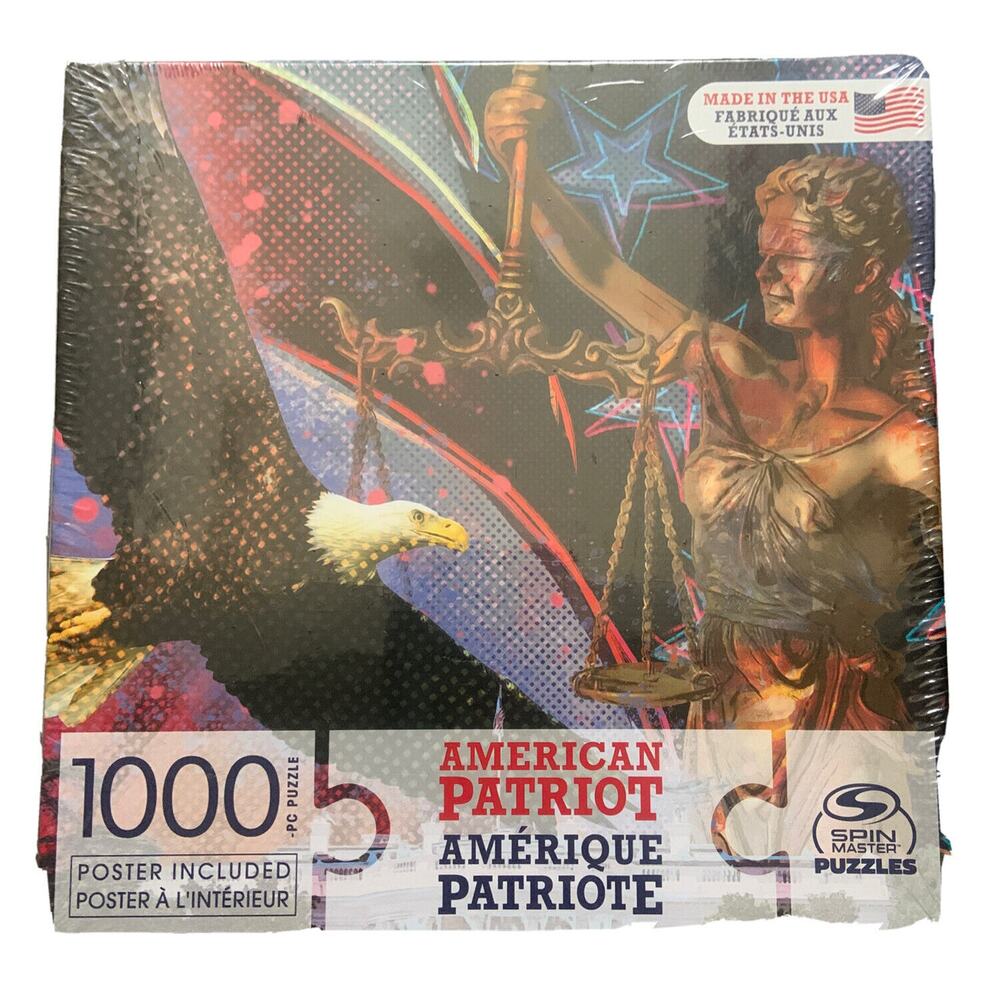 AMERICAN PATRIOT 1000 PC PUZZLE POSTER INCLUDED